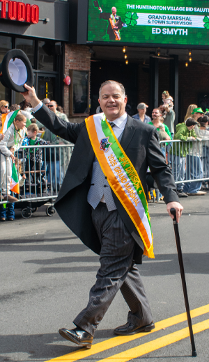 Grand Marshal Edmund J. “Ed” Smyth, Huntington Town Supervisor